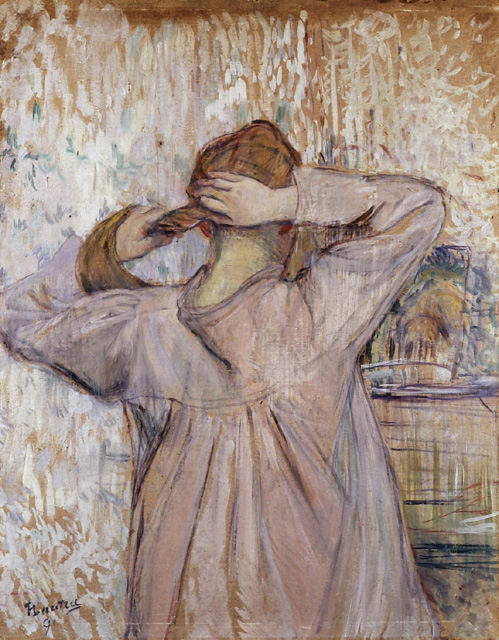 La toilette (Celle qui se peigne), 1891, Henri de Toulouse-Lautrec