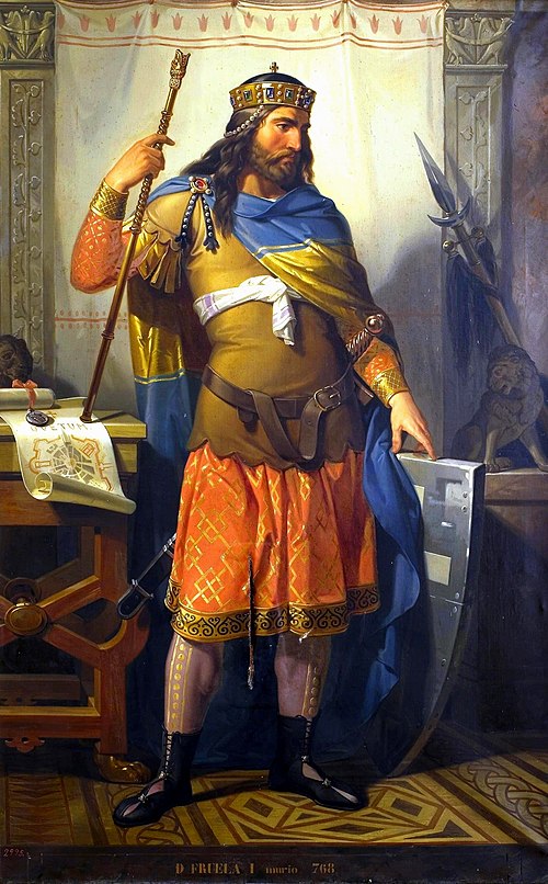Fruela I, 1854, Bernardino Montañés