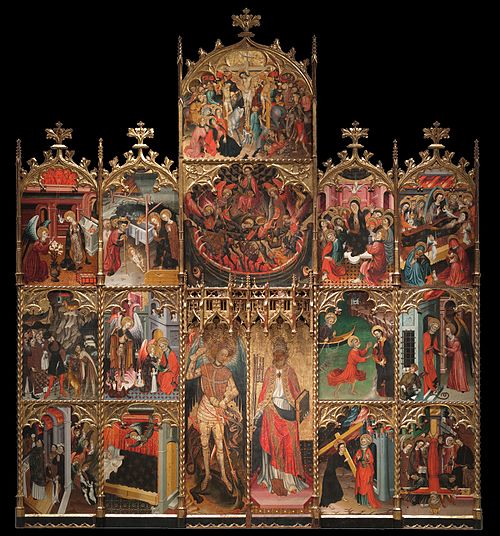 Altarpiece of Saint Michael and Saint Peter, 1432, Bernat Despuig