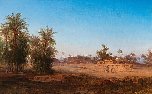 A scene from Egypt, 1904, Bernhard Fiedler