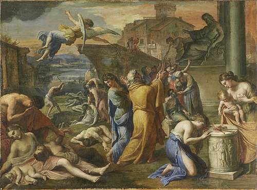 La peste d’Athènes, 1640, François Perrier