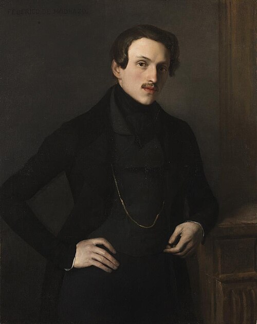 Federico de Madrazo y Kuntz, 1839, Carlos Luis de Ribera y Fieve