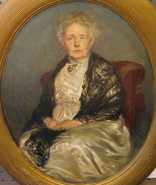 Portrait of a seated woman., 1895, Bertha Wegmann