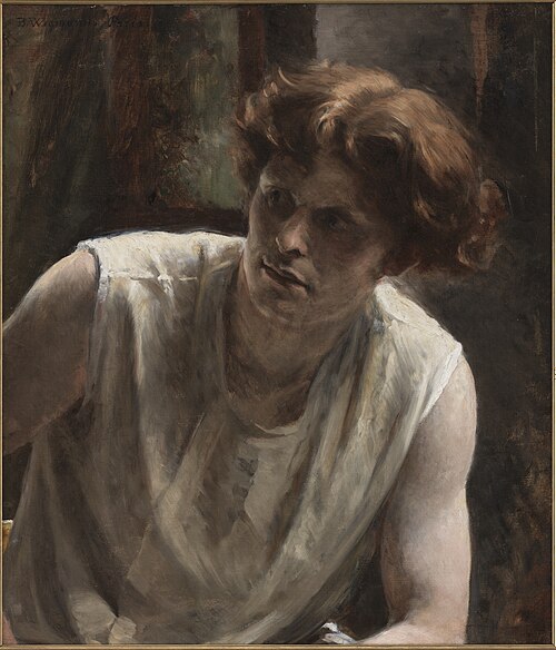Modelstudie, 1881, Bertha Wegmann
