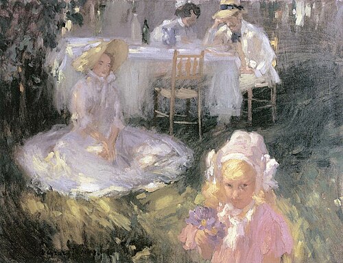 Breakfast in the Open Air, 1907, János Vaszary