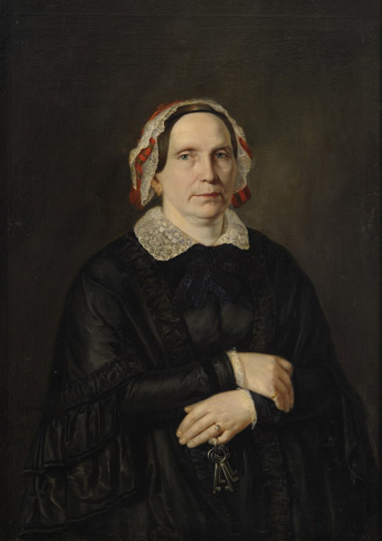 Naise portree (Abikaasa portree), 1850, Gustav Adolf Hippius