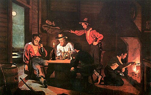 Samstagabend in den Minen., 1872, Charles Christian Nahl
