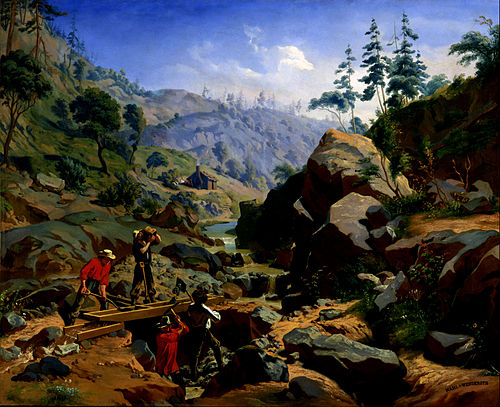 Miners in the Sierras, 1851, Charles Christian Nahl
