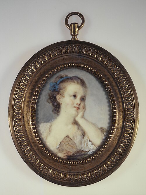 Portrait présumé de Rosalie Fragonard, 1780, Marie-Anne Fragonard