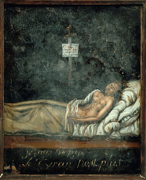 Portrait de Louis-Michel Le Peletier de Saint-Fargeau (1760-1793), sur son lit de mort, 1793, Jacques-Louis David