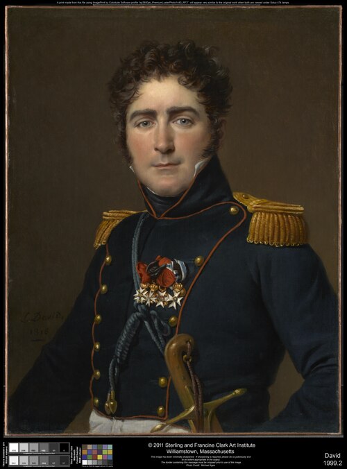 Comte Henri-Amédée-Mercure de Turenne-d'Aynac, 1816, Jacques-Louis David