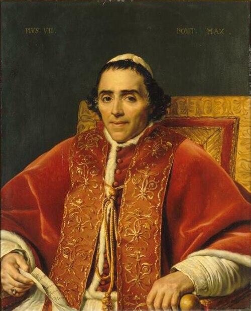 Portrait de Pie VII, 1805, Jacques-Louis David