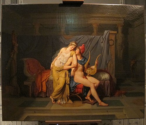 Pâris et Hélène, 1789, Jacques-Louis David