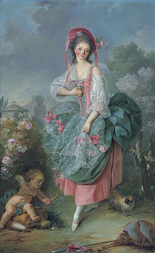 Mademoiselle Guimard as Terpsichore, 1773, Jacques-Louis David
