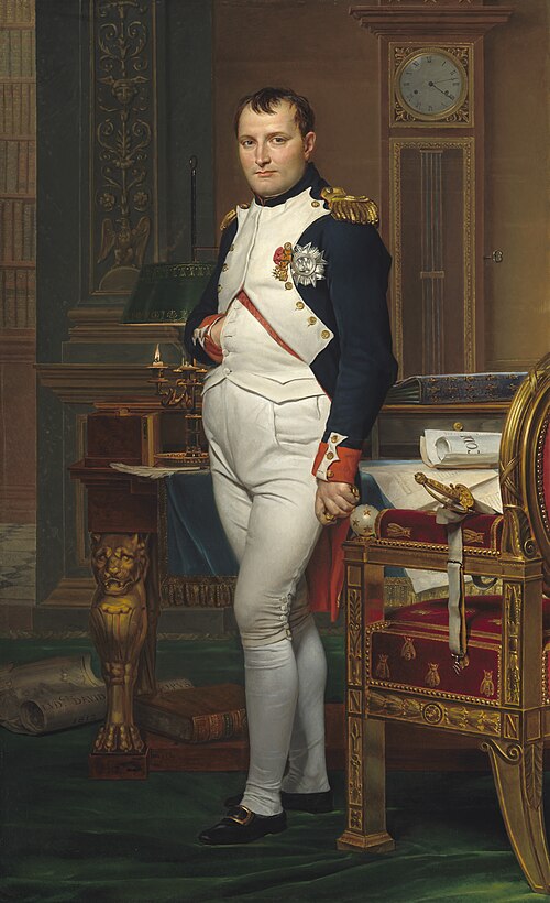 Napoléon dans son cabinet de travail, 1812, Jacques-Louis David