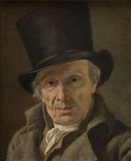 Man in a Hat, , Jacques-Louis David