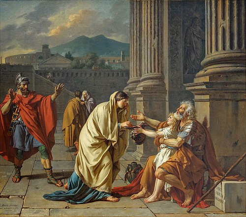 Bélisaire demandant l'aumone, 1784, Jacques-Louis David