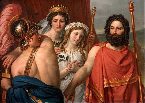La Colère d'Achille, 1819, Jacques-Louis David
