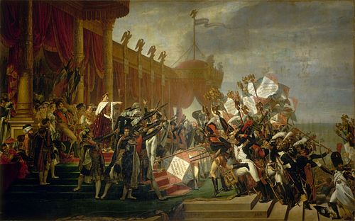 La Distribution des aigles, 1810, Jacques-Louis David