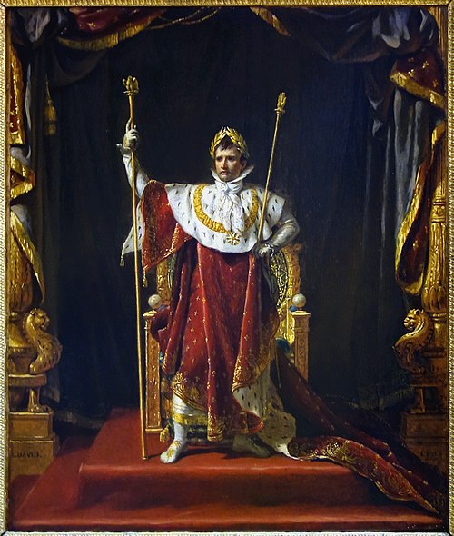 Napoleon in Imperial Costume, 1805, Jacques-Louis David