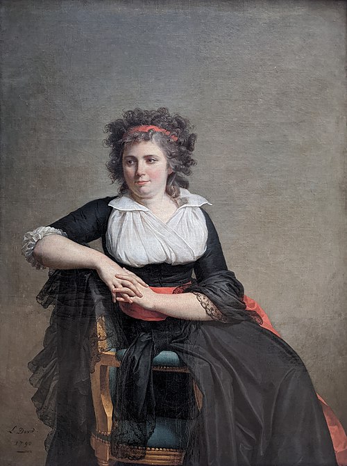 Portrait of the Marquise d'Orvilliers, 1790, Jacques-Louis David