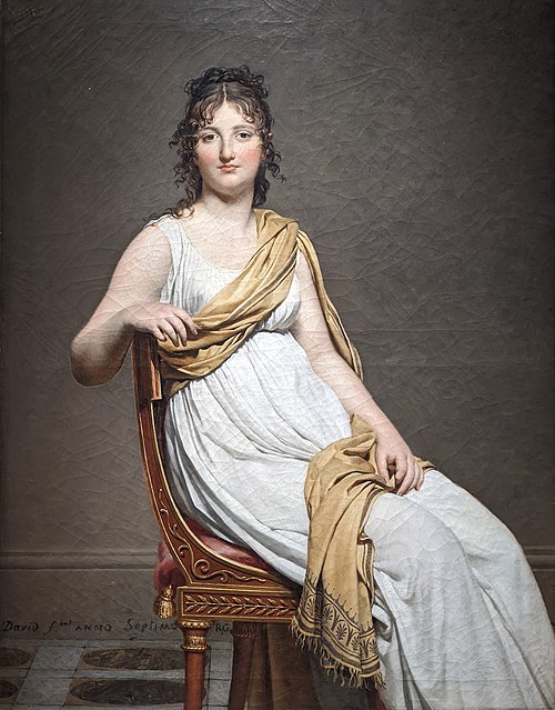 Portrait of Madame de Verninac, 1799, Jacques-Louis David