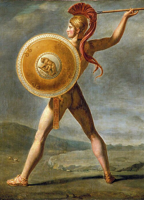 Roman Warrior, 1824, Jacques-Louis David