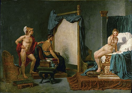 Apelle peignant Campaspe en présence d'Alexandre, 1814, Jacques-Louis David