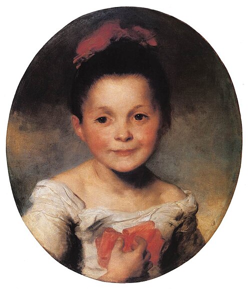 Portrait of a Little Girl, 1850, Károly Brocky