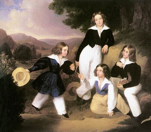 The Sons of István Medgyasszay, 1833, Károly Brocky