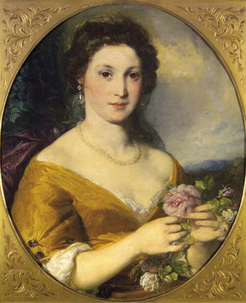 Woman Dressed in Yellow, 1850, Károly Brocky