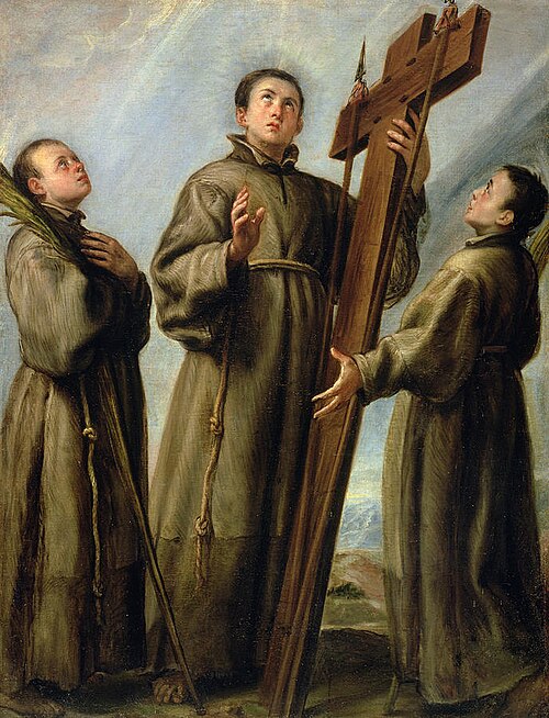 Three Franciscan Martyrs in Japan, 1650, Juan Carreño de Miranda