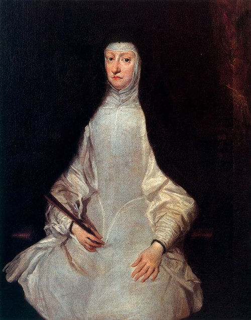 Retrato de la reina Mariana de Austria, 1671, Juan Carreño de Miranda