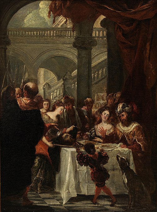 Herod’s Feast (sketch), 1601, Juan Carreño de Miranda