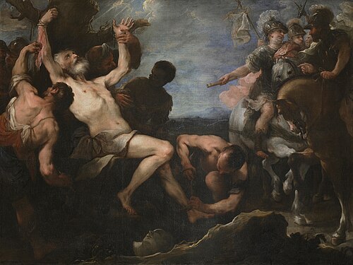 The Flaying of Saint Bartholomew, 1666, Juan Carreño de Miranda