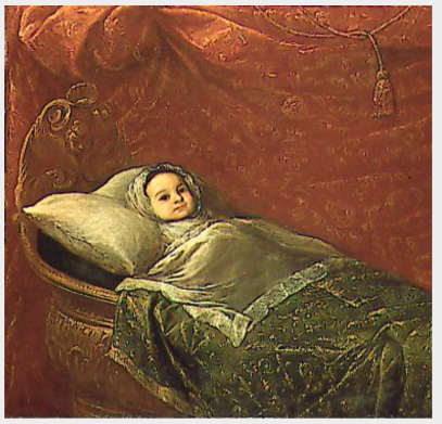 A Noble Spanish Child in its Cradle, , Juan Carreño de Miranda