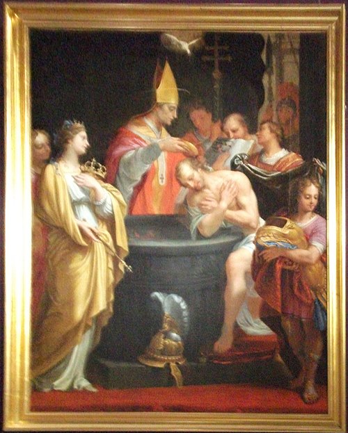 Le Baptême de Clovis, 1676, Jean Hélart