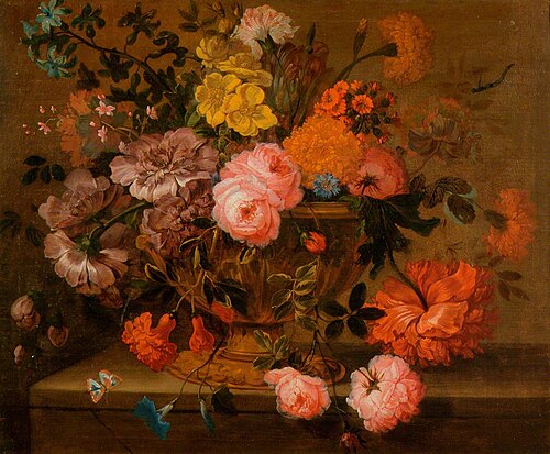 Flowers in a Vase, , Jakob Bogdani
