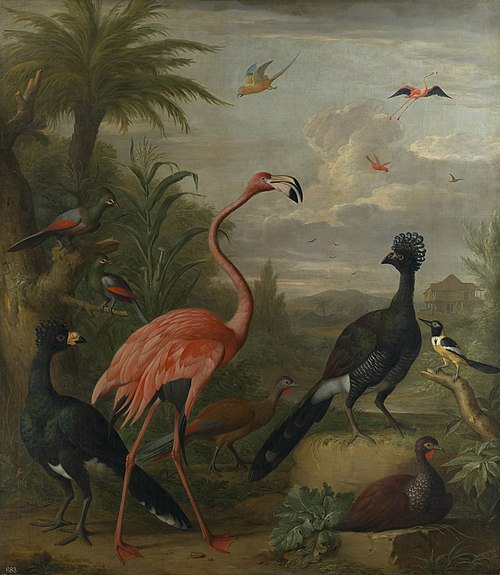 Birds in a Landscape, 1700, Jakob Bogdani