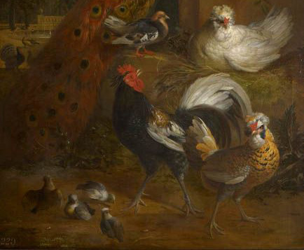 Birds in a Landscape, 1699, Jakob Bogdani