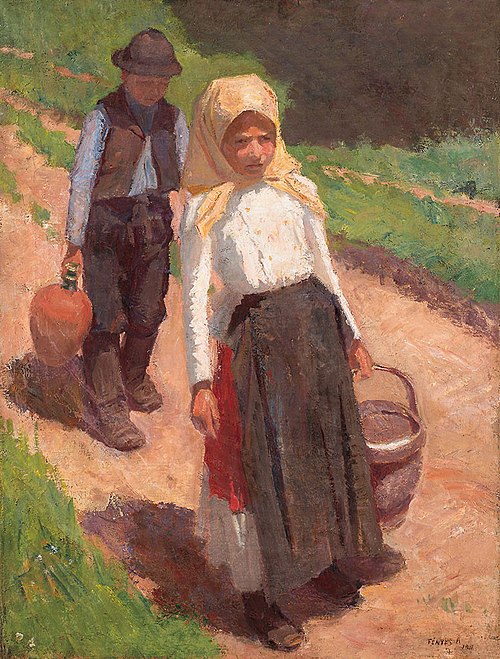Hazatérő testvérek, 1903, Adolf Fényes