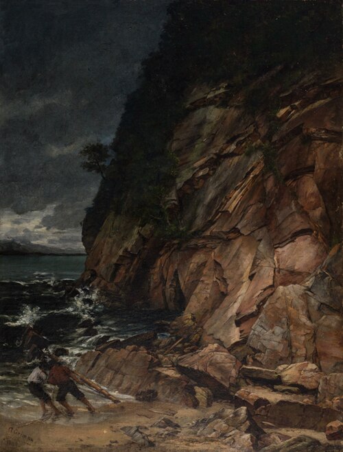Rochedo da Boa Viagem, 1887, Georg Grimm