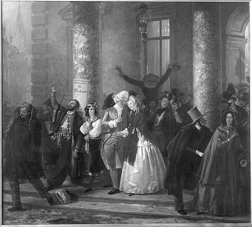 Das Ende eines Maskenballs, , Johann Geyer