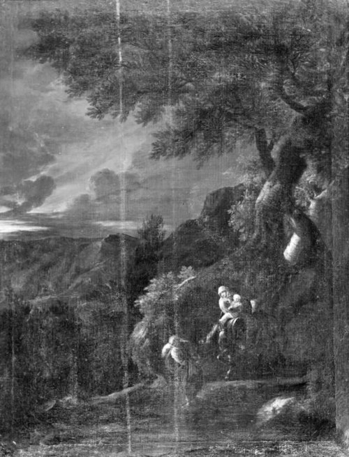 The Flight into Egypt, 1700, Christoph Ludwig Agricola