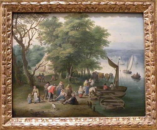 Retour de la pêche, 1750, Théobald Michau