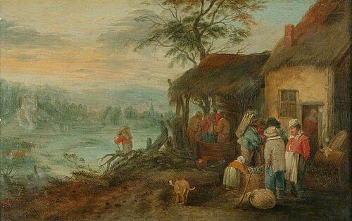 Farmyard Scene: The Vintage, , Théobald Michau