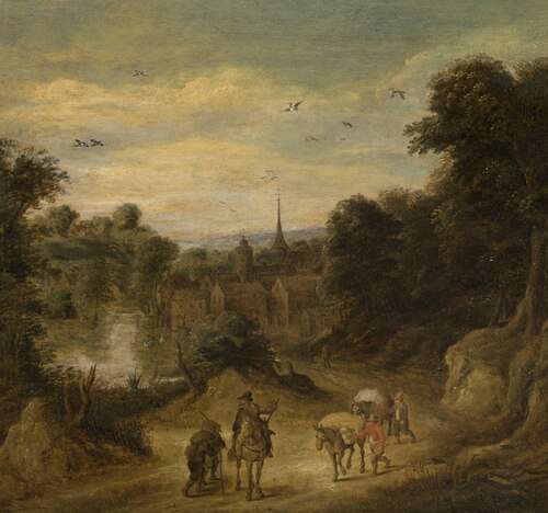 Landscape with Figures, , Théobald Michau