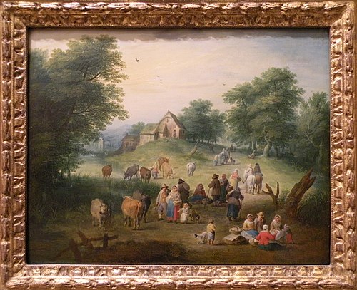 Scène champêtre, 1701, Théobald Michau