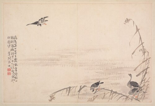 Album of Calligraphy and Paintings, 1726, Bian Shoumin