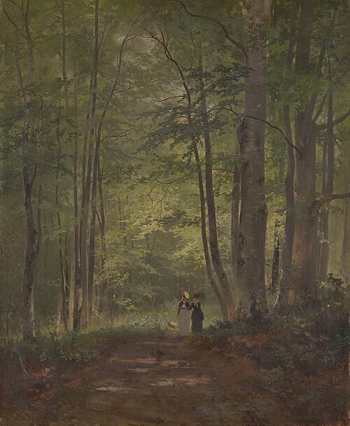 Waldinneres mit Staffage, , Otto Seitz